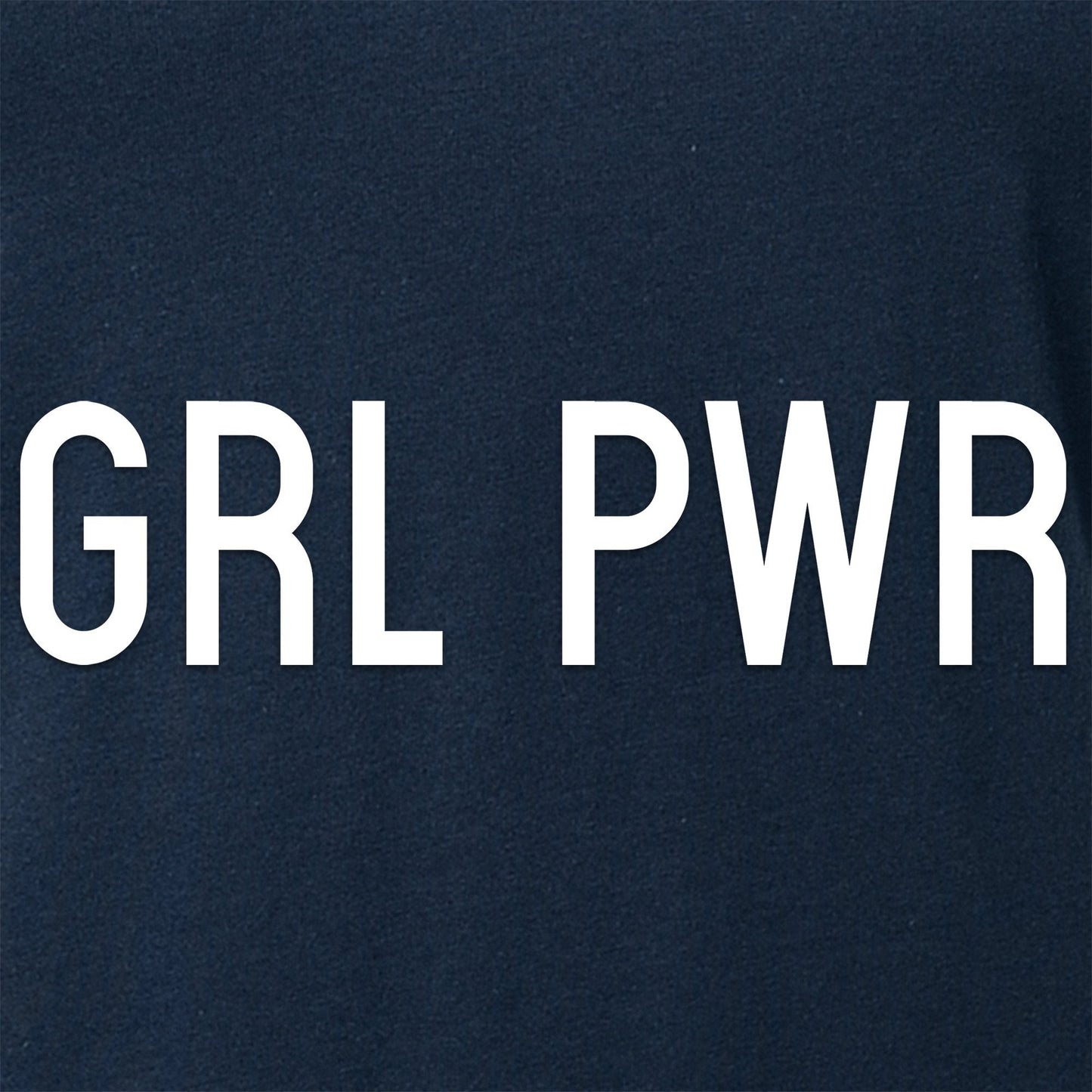 GRL PWR Black V-Neck Tee Shirt