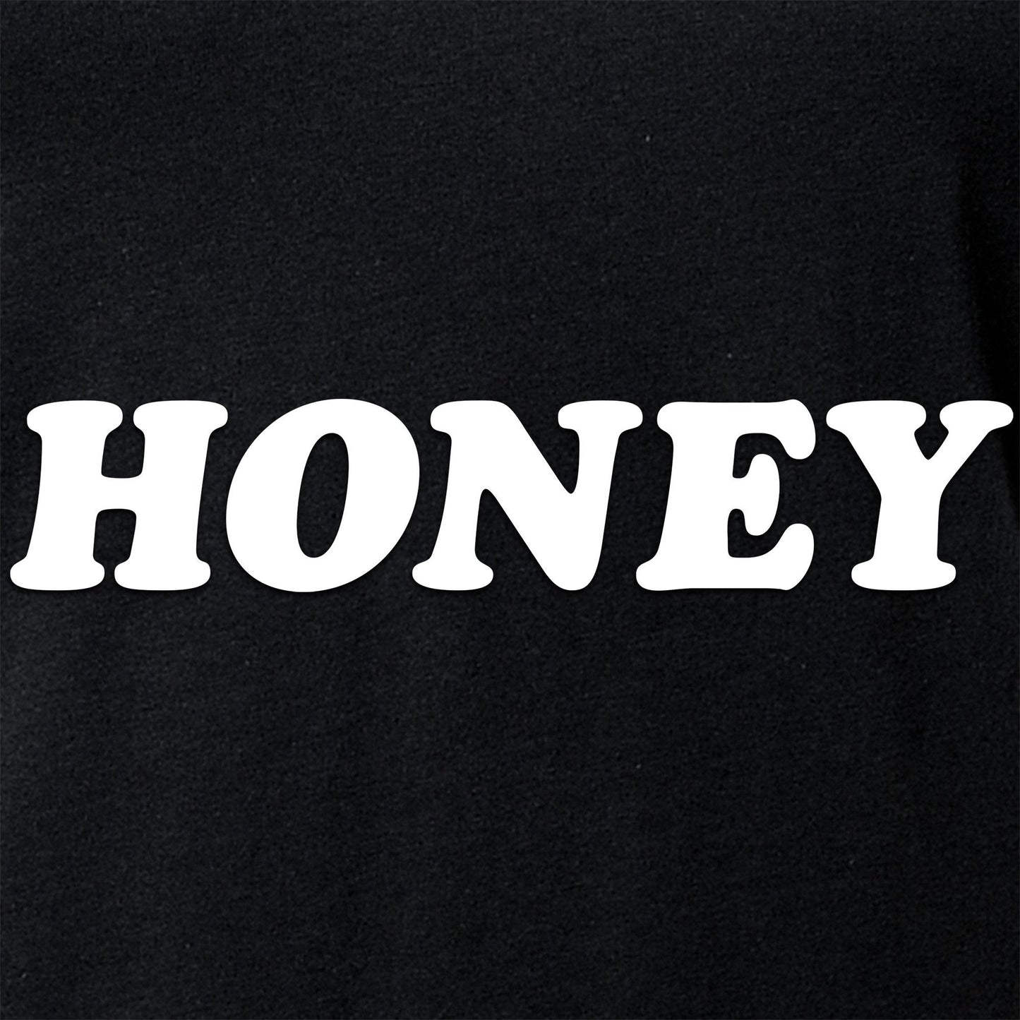 Honey Black V-Neck Tee Shirt
