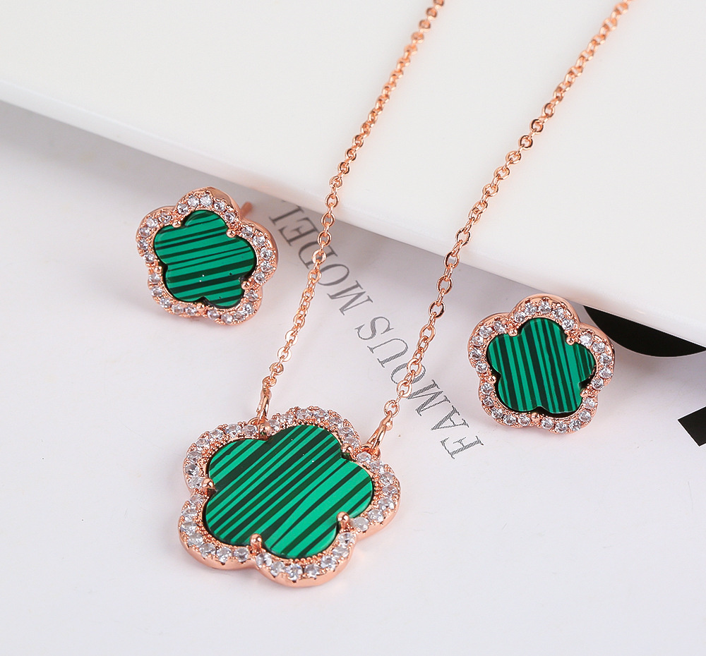 Elegant Floral Jewelry Trio