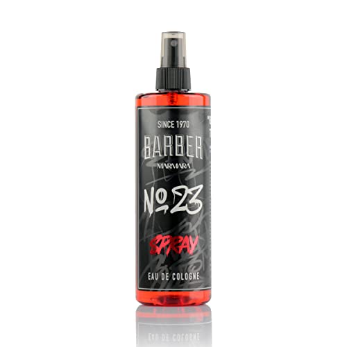 Barber Marmara Eau de Cologne Pump Spray Mens Graffiti After Shave Mens Fragrance Water Shaving Water Men Barber Mens Fragrances Body Spray Barbershop 400ml (400 ml No23)