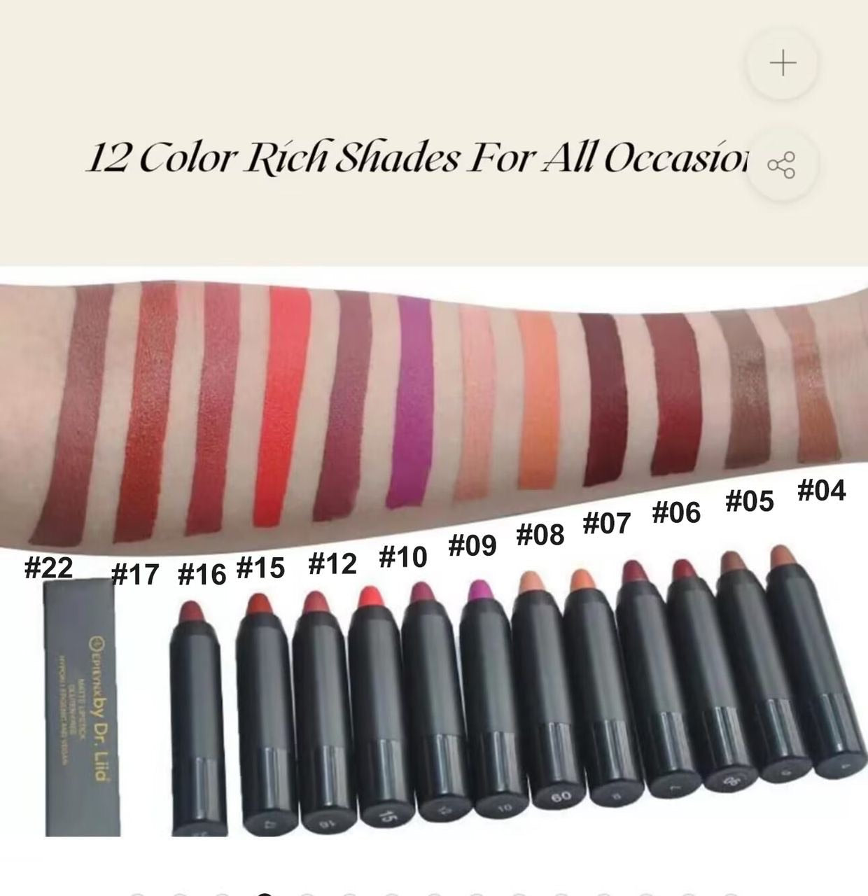 Lip Crayon & Liner for Thin Lips