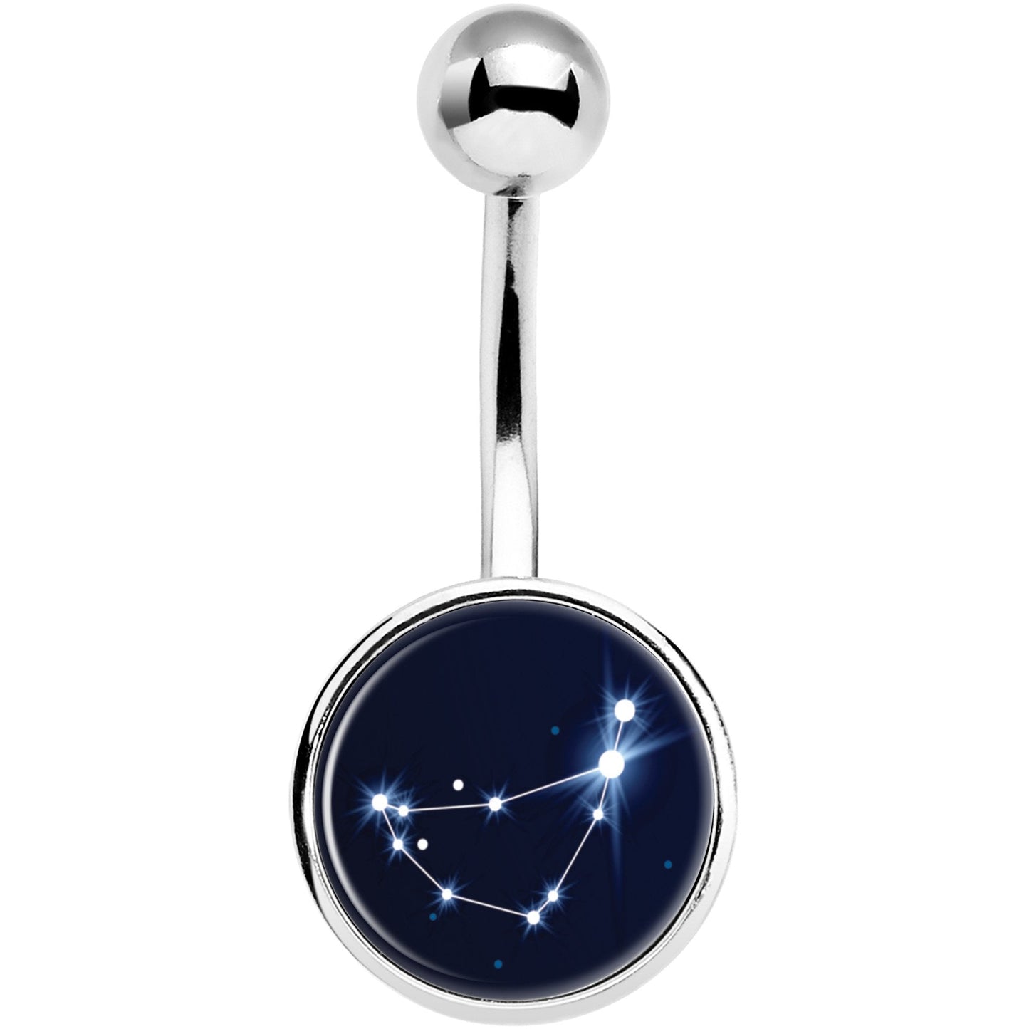 Zodiac Constellation Capricorn Belly Ring