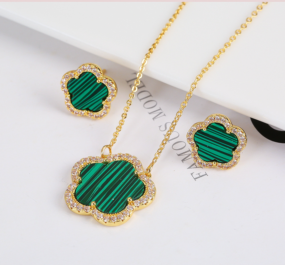 Elegant Floral Jewelry Trio