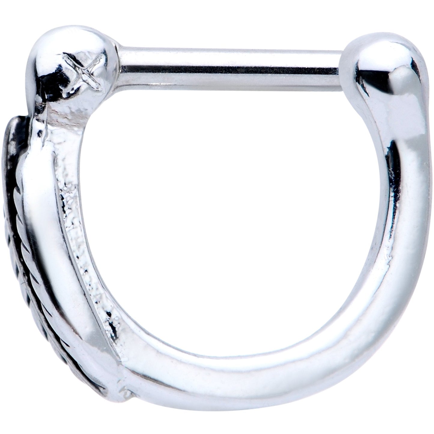 16G 5/16 Leafy Fall Hinged Cartilage Clicker