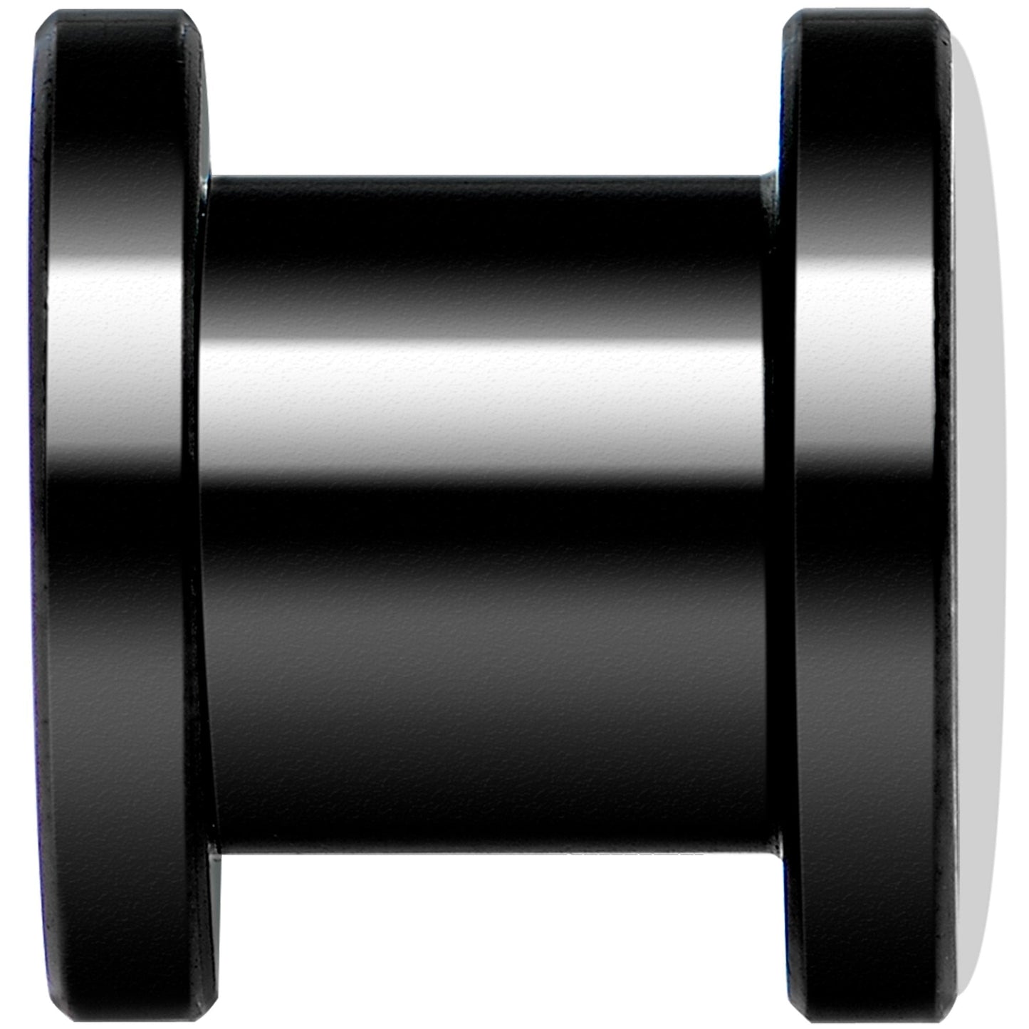 Blue Black Skull Black Anodized Screw Fit Plug Set 0G