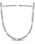 Magnetic Therapy Necklace Stainless Steel Curb Chain
