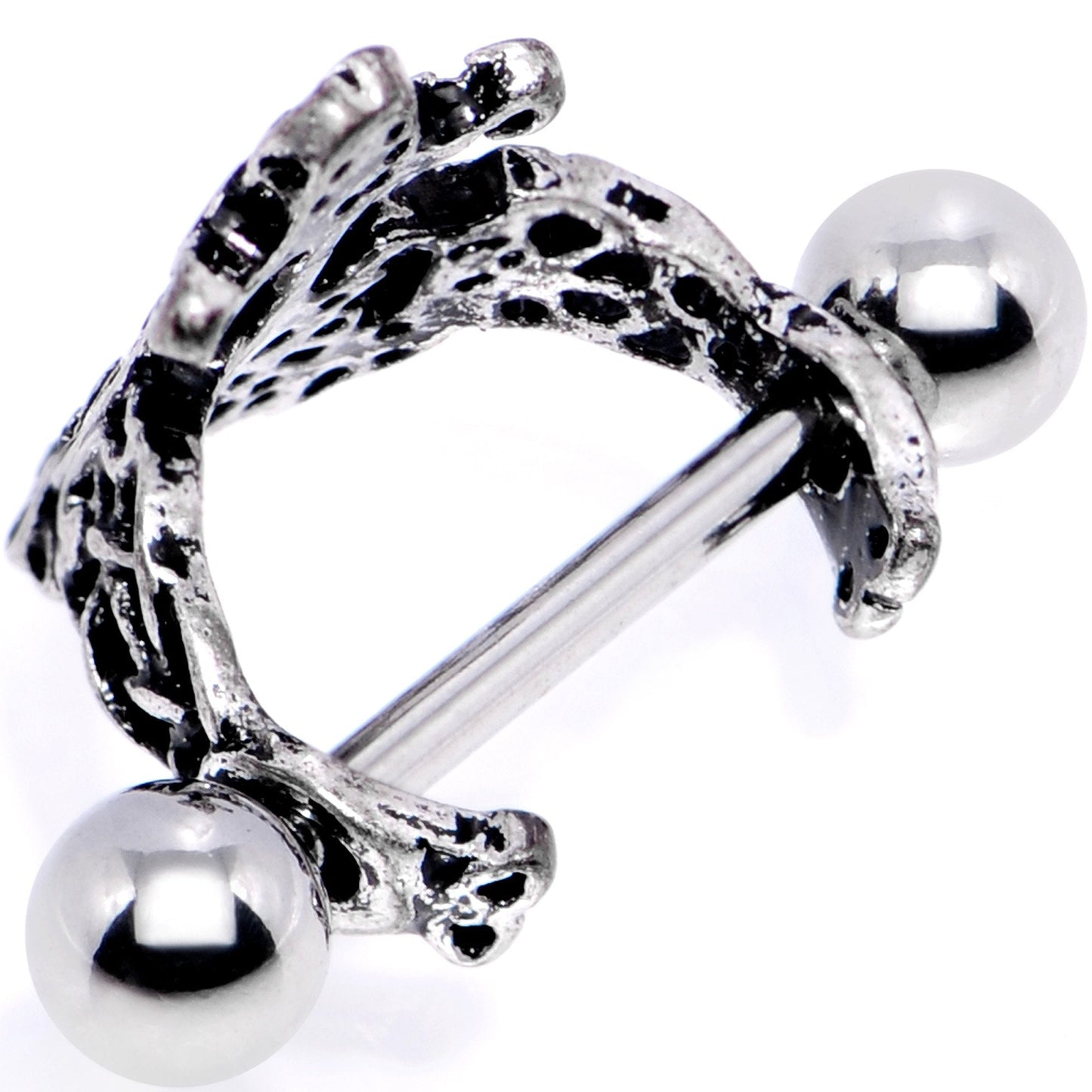 16G 1/2 Rococo Ring Cuff Cartilage Earring